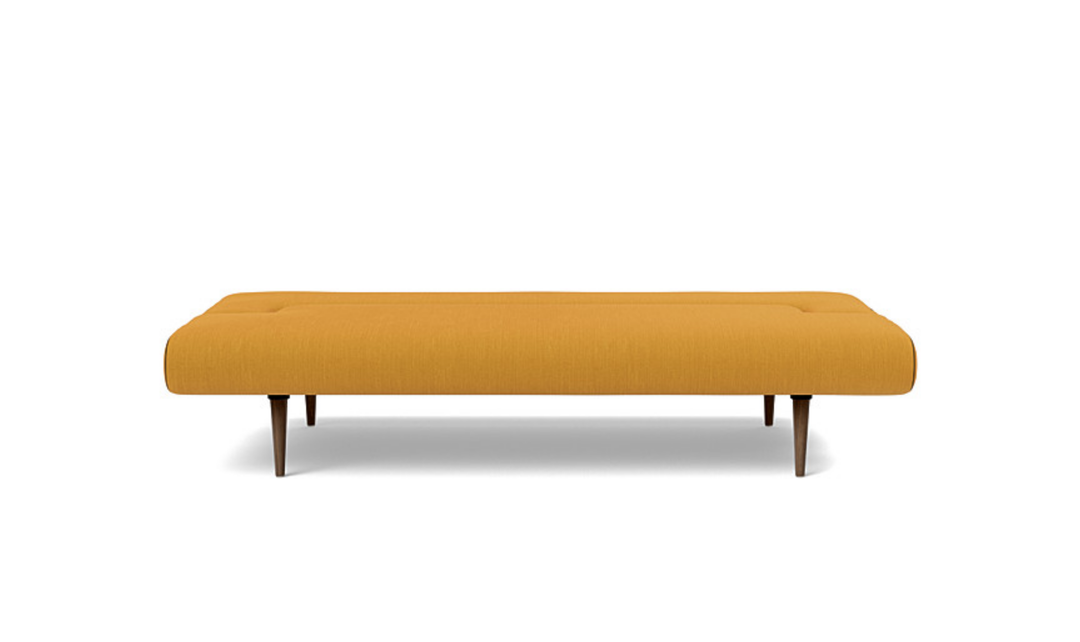 Innovation Living Unfurl Fabric Sleeper Sofa with Dark Wood Legs-Jennifer Furniture
