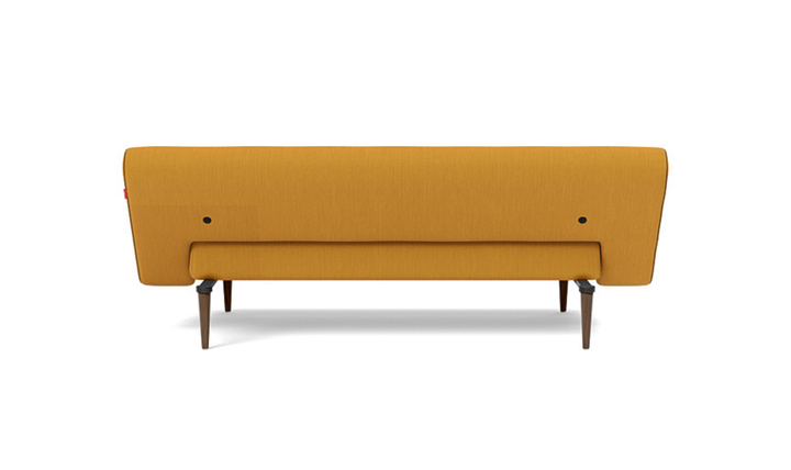 Innovation Living Unfurl Fabric Sleeper Sofa with Dark Wood Legs-Jennifer Furniture