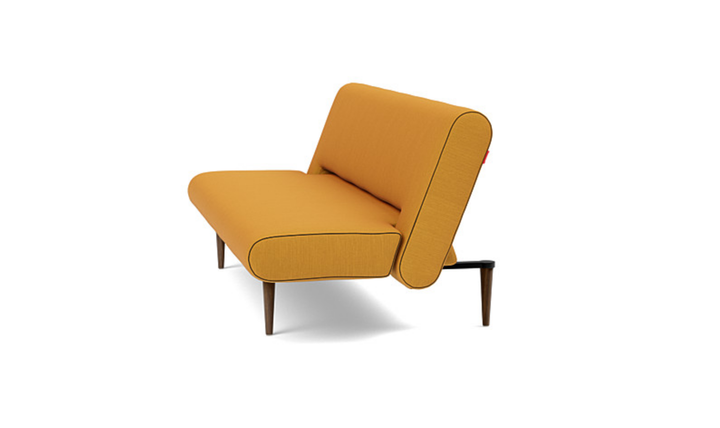 Innovation Living Unfurl Fabric Sleeper Sofa with Dark Wood Legs-Jennifer Furniture