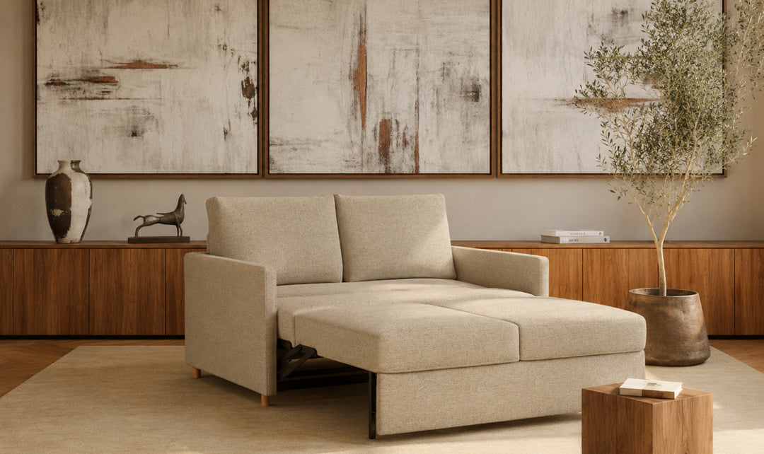 Innovation Living Neah Fabric 2-Seater Full-Sized Sleeper Sofa