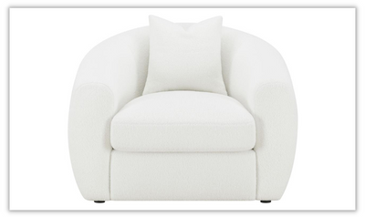 Isabella Living Room Set in White