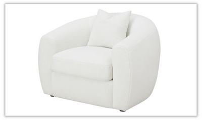 Isabella Living Room Set in White
