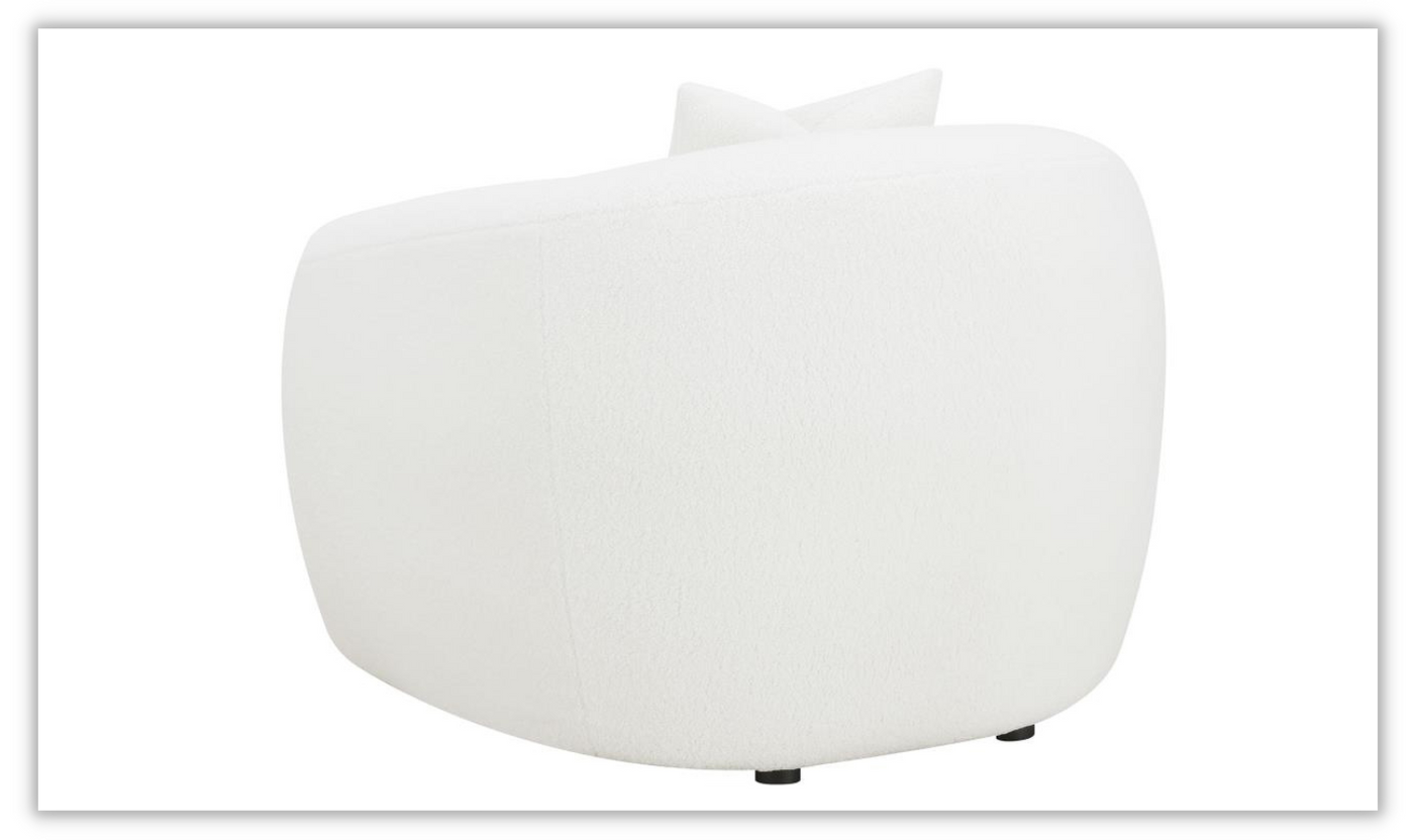 Isabella Living Room Set in White