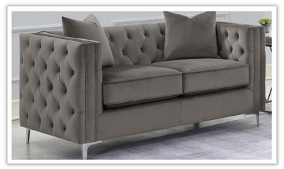 Phoebe Living Room Set In Brown