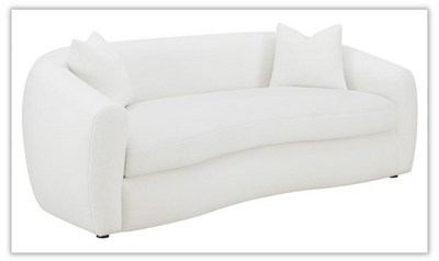Isabella Living Room Set in White