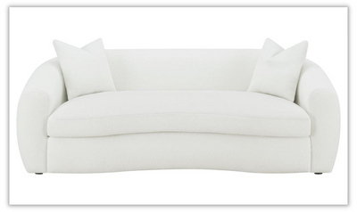 Isabella Living Room Set in White