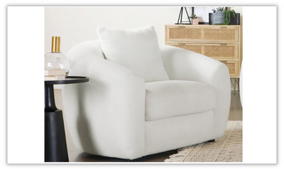 Isabella Living Room Set in White