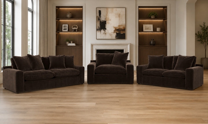 Modern Heritage Maxton Heights Fabric Stationary Living Room Set