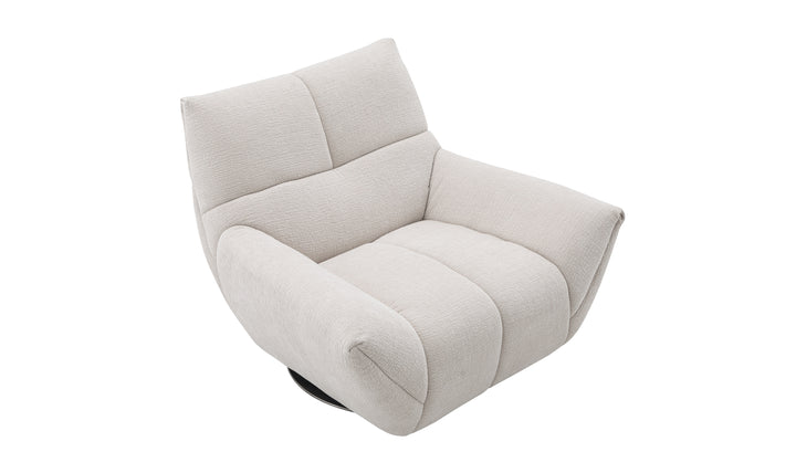 Jennifer Italia Atlas Upholstered Swivel Chair