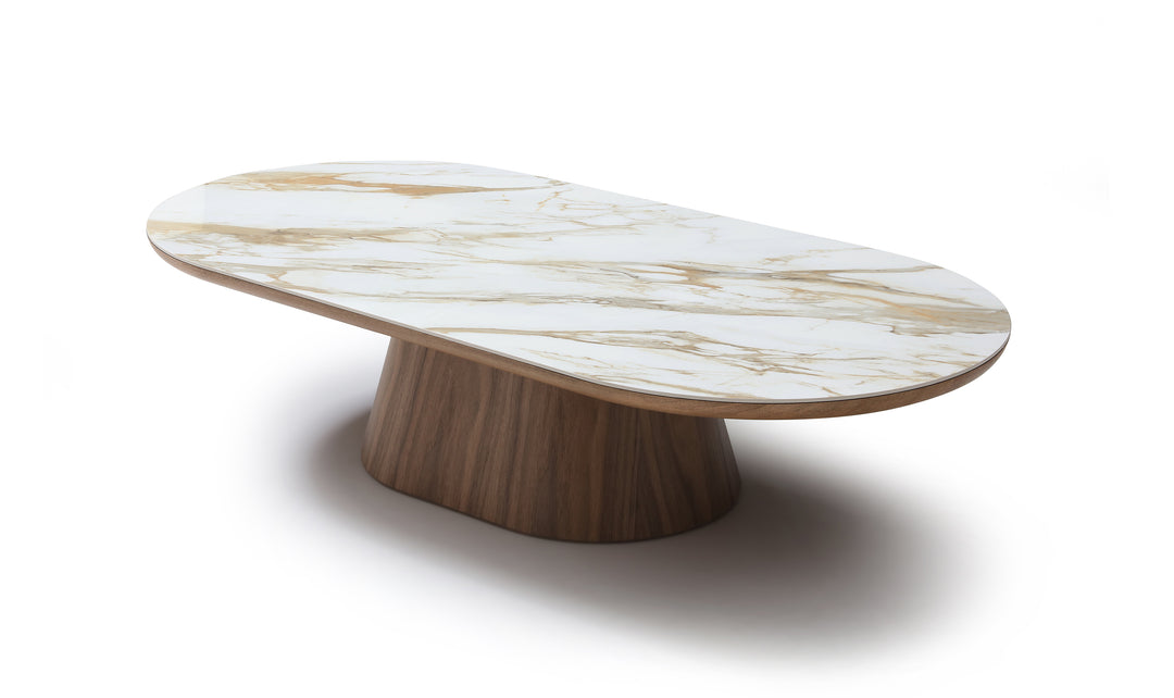Jennifer Italia Atrio Marble Inspired Wooden Coffee Table