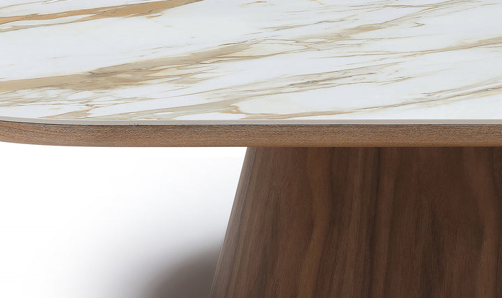 Jennifer Italia Atrio Marble Inspired Wooden Coffee Table