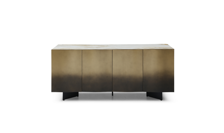 Jennifer Italia Bastione  Marble Inspired Top Contemporary Buffet