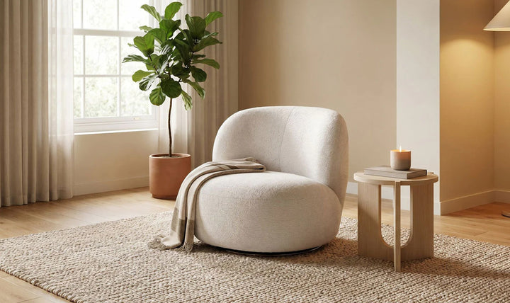 Jennifer Italia Cove Fabric Swivel Chair