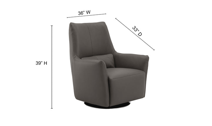 Jennifer Italia Haven Upholstered Swivel Chair