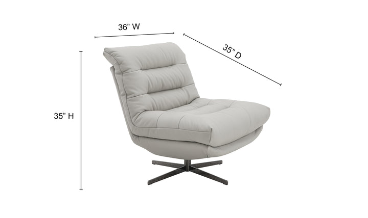 Jennifer Italia Nest Upholstery Modern Swivel Chair