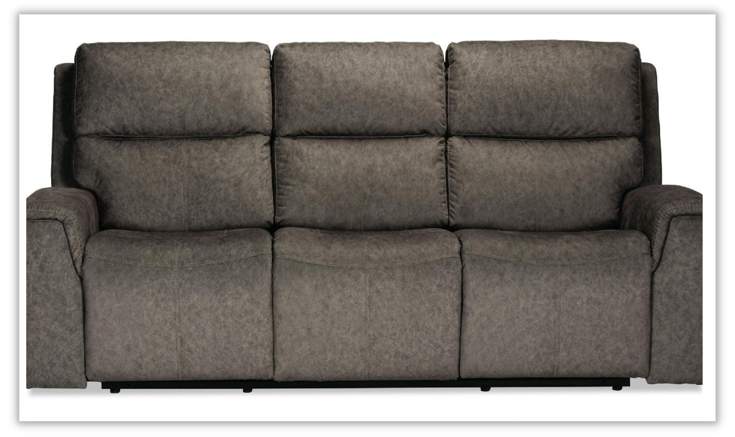 Flexsteel Jarvis Power Reclining Sofa 3-Seater With Power Headrest
