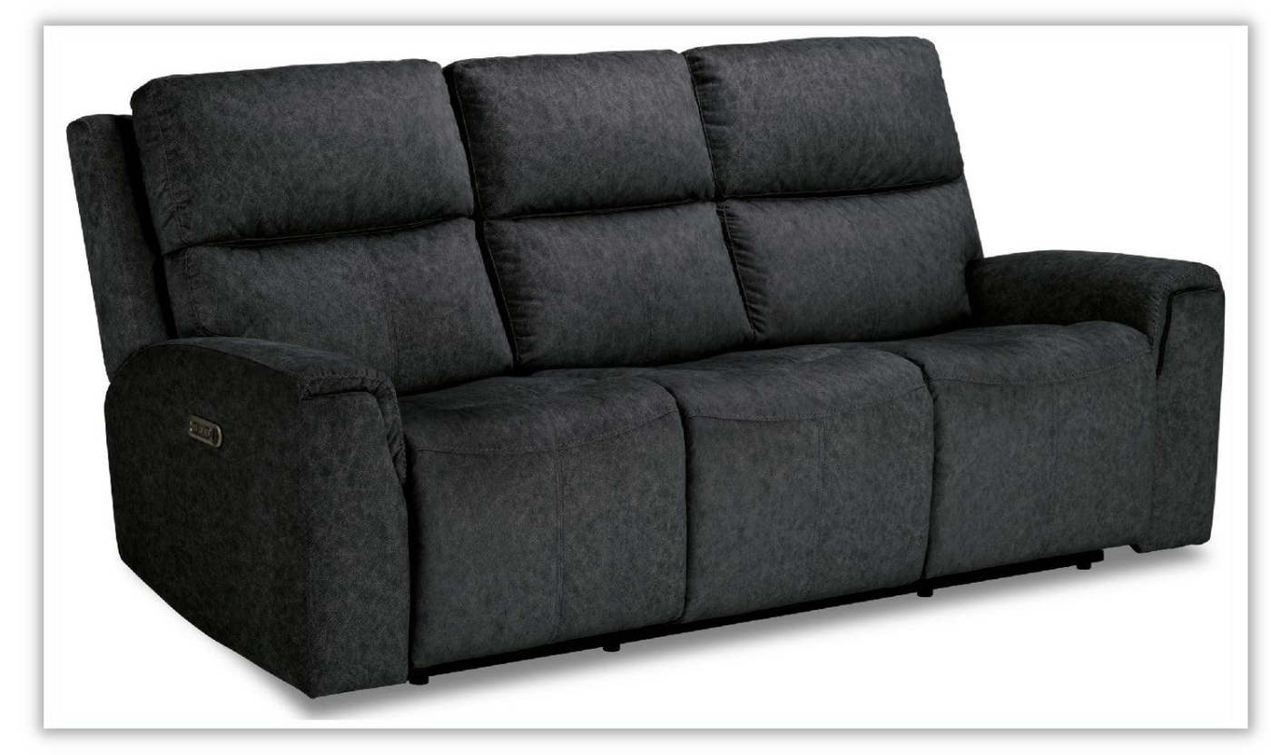 Jarvis 3 Seater Power Reclining Sofa With Power Headrest