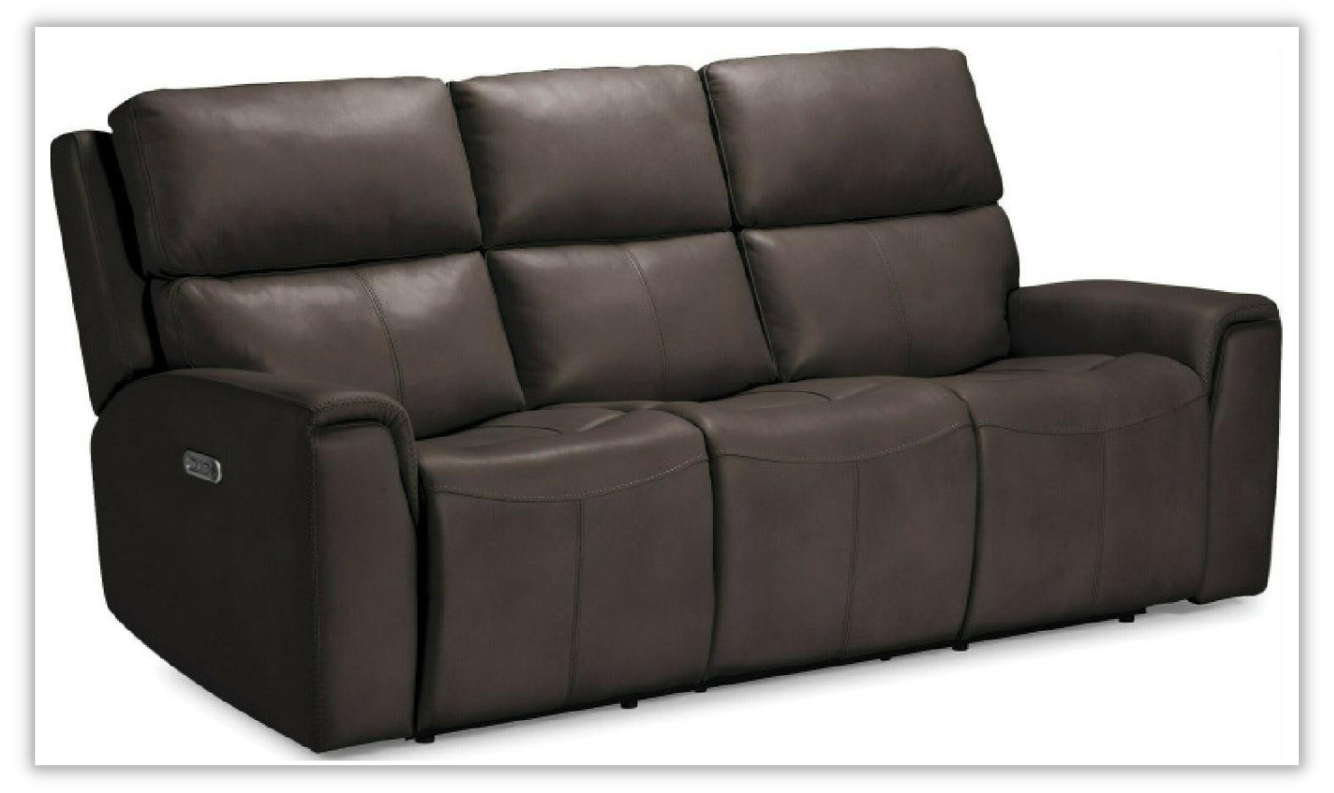 Flexsteel Jarvis Power Reclining Sofa 3-Seater With Power Headrest