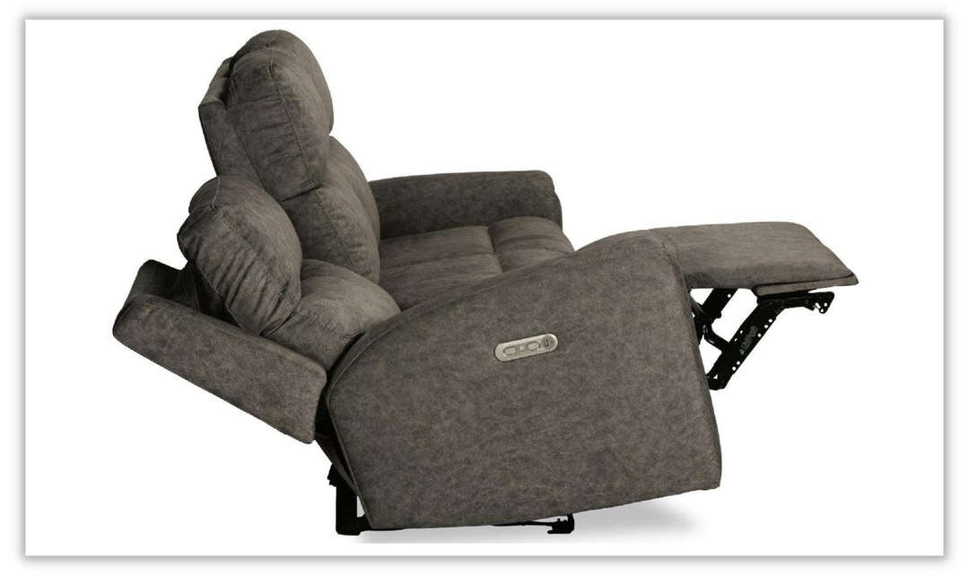 Flexsteel Jarvis 3-Seater Power Reclining Sofa With Power Headrest