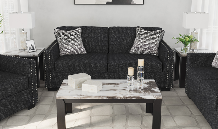Modern Heritage Jasmine Peaks Fabric Sofa - Jennifer Furniture