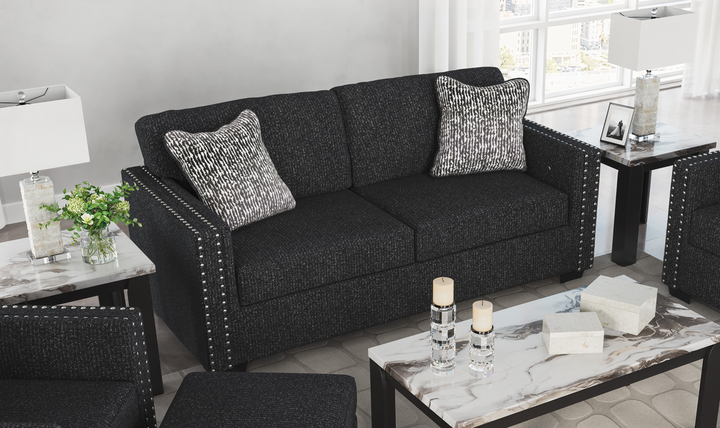 Modern Heritage Jasmine Peaks Fabric Sofa - Jennifer Furniture