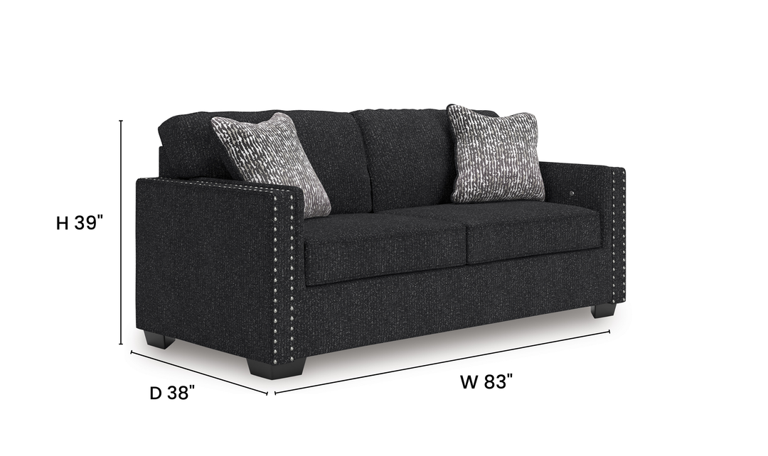 Modern Heritage Jasmine Peaks Fabric Sofa - Jennifer Furniture