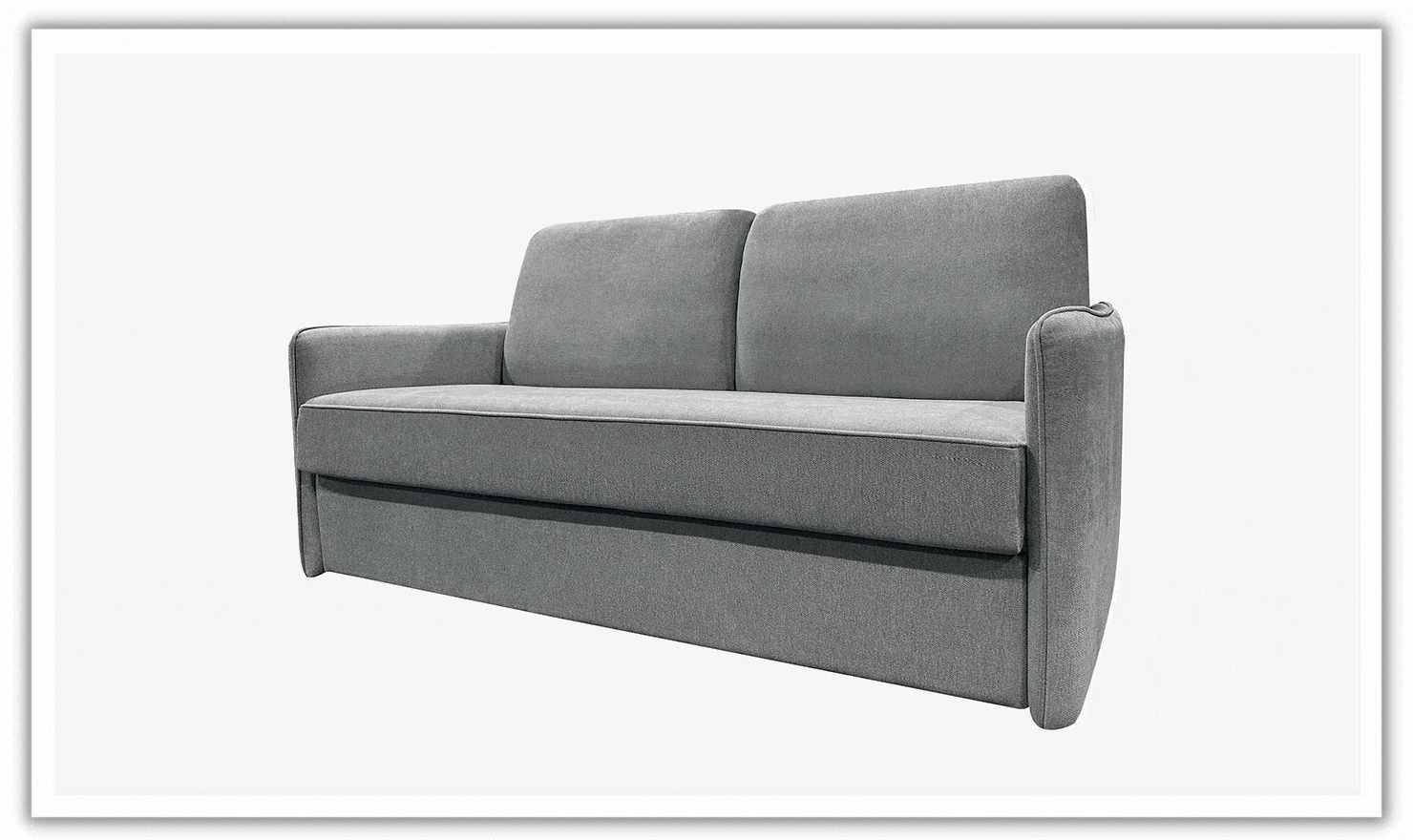 Jennifer Smart Gray Queen Sleeper Sofa With Memory Foam Mattress