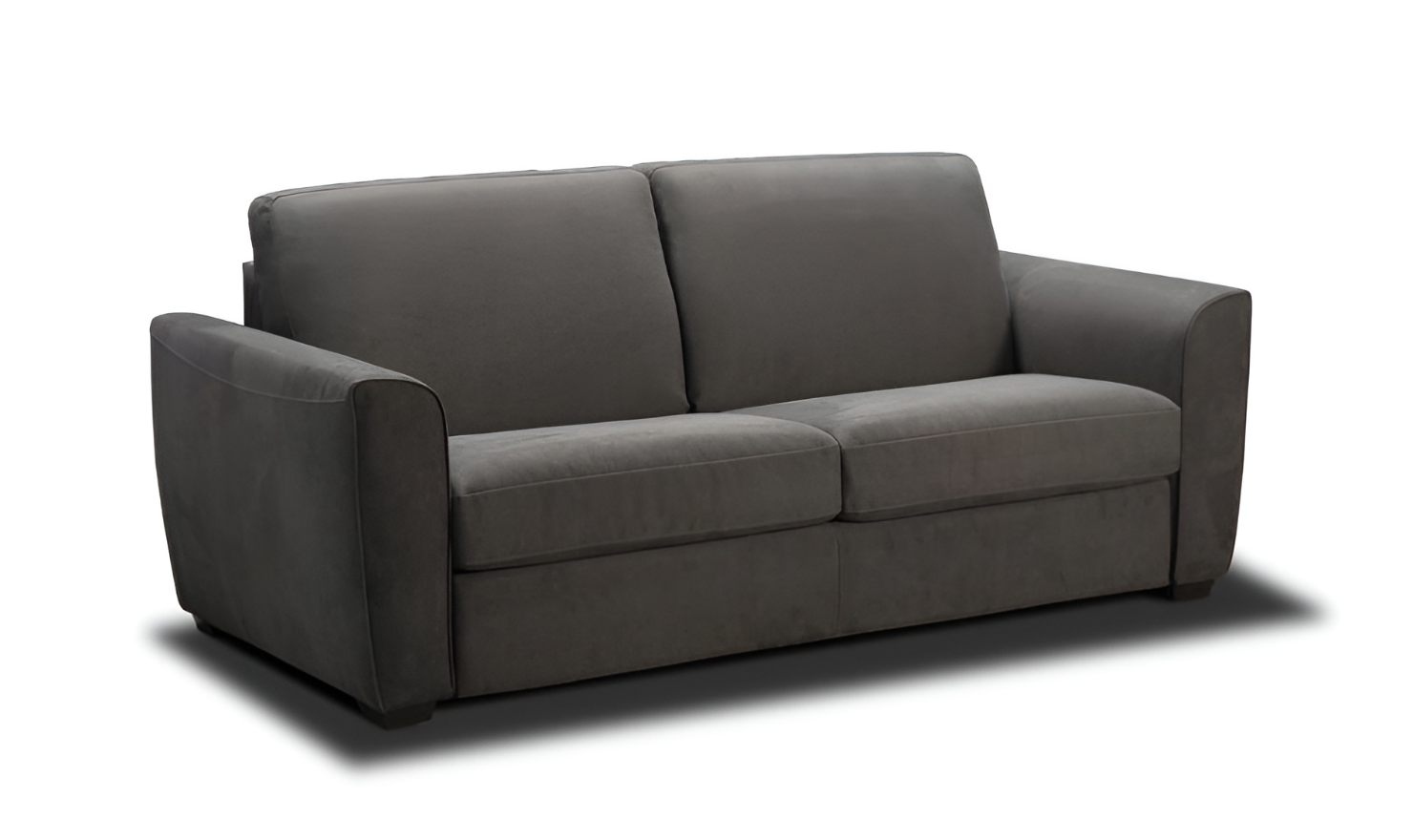Jennifer Italia Calisto Convertible Sofa Sleeper in Dark Gray (Full Size)