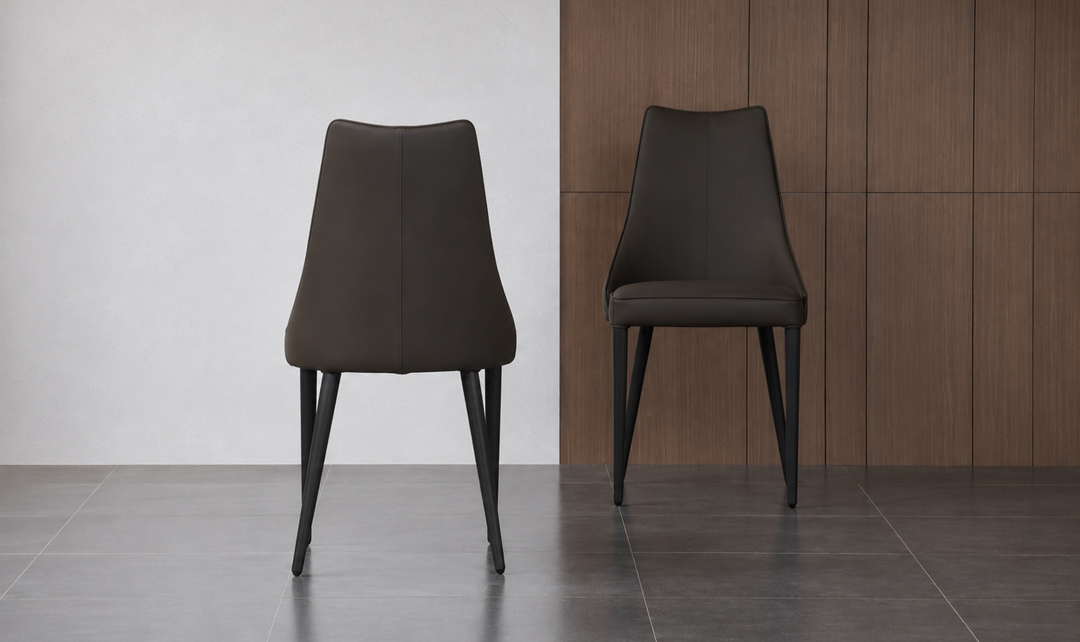 Jennifer Italia Diapo Leather Upholstered Dining Chair - Jennifer Furniture