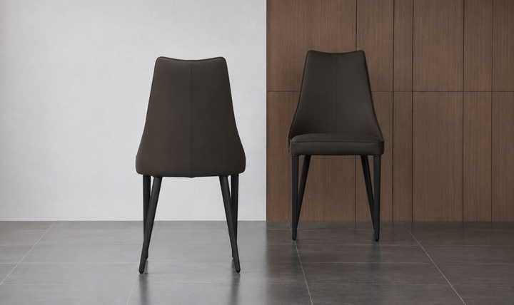 Jennifer Italia Diapo Leather Upholstered Dining Chair - Jennifer Furniture