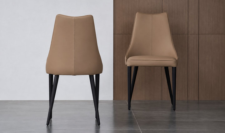 Jennifer Italia Diapo Leather Upholstered Dining Chair - Jennifer Furniture