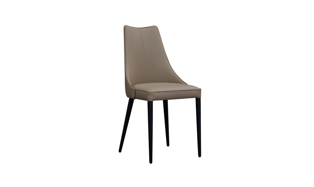 Jennifer Italia Diapo Leather Upholstered Dining Chair - Jennifer Furniture