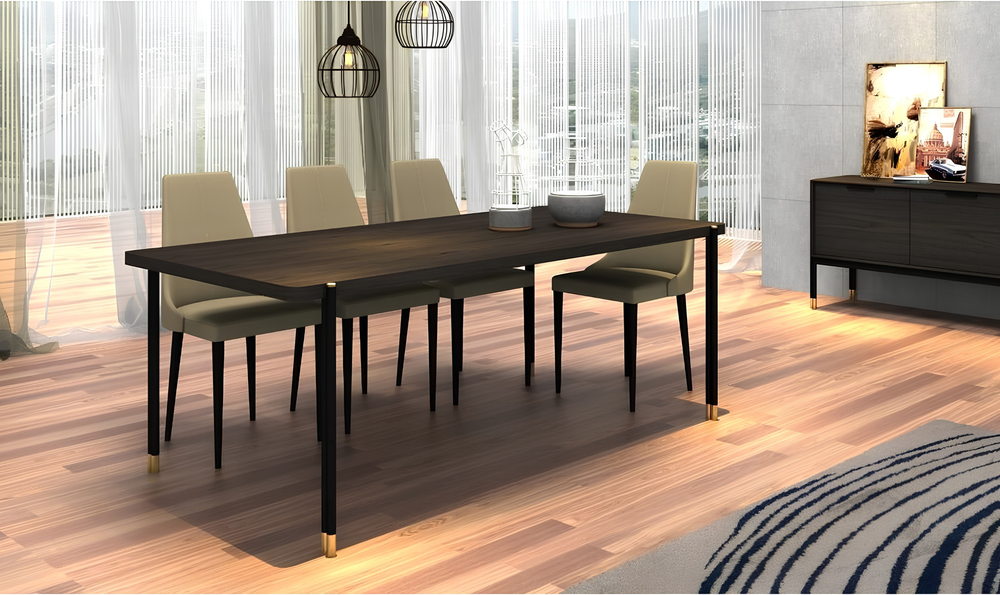 Jennifer Italia Diapo Leather Upholstered Dining Chair - Jennifer Furniture