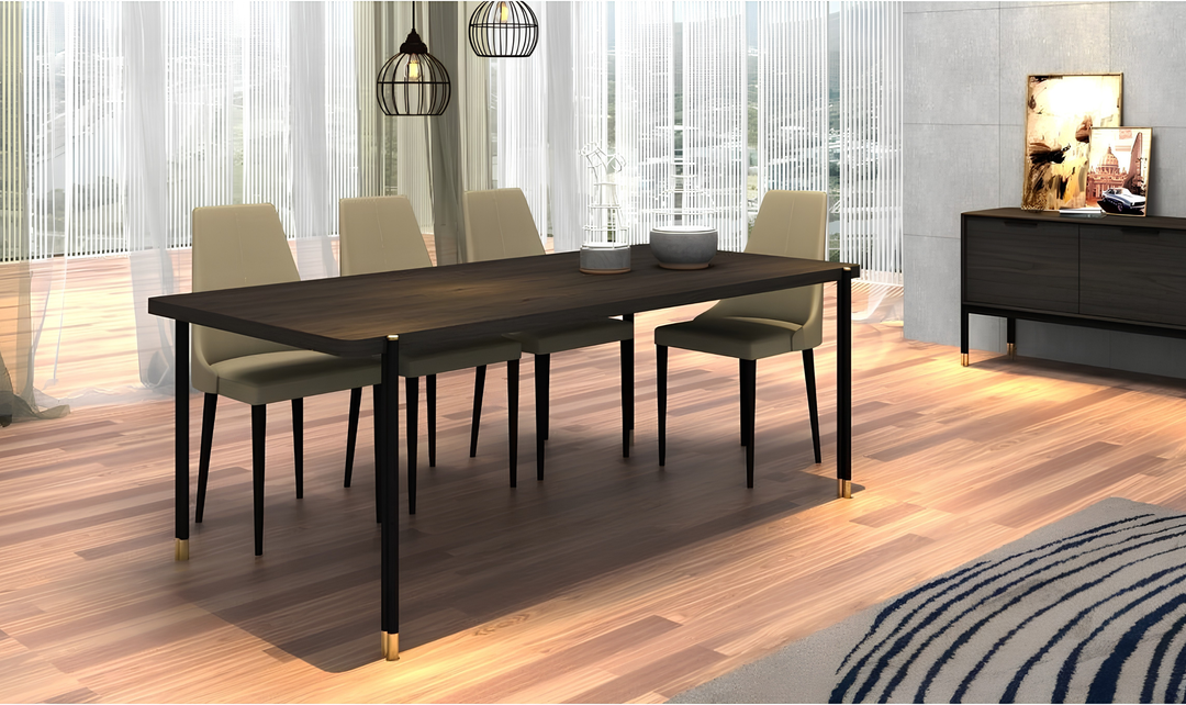 Jennifer Italia Diapo Leather Upholstered Dining Chair - Jennifer Furniture