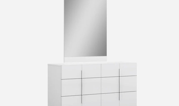 Jennifer Italia Ellica 6 Drawers Wooden Dresser In White
