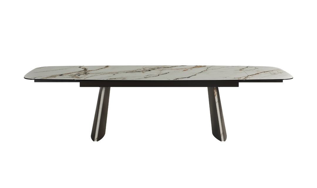Jennifer Italia Madera Extendable Dining Table With Ceramic Top