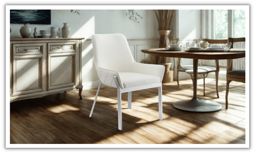 Jennifer Italia Miami Dining Chair in Leather With CNC Stiched Seats
-jennifer furniture