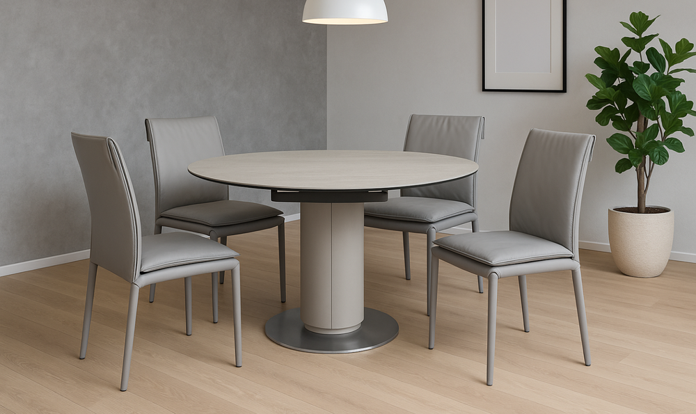 Jennifer Italia Togo Dining Set with 2 Extendable Leaf Table-jennifer furniture