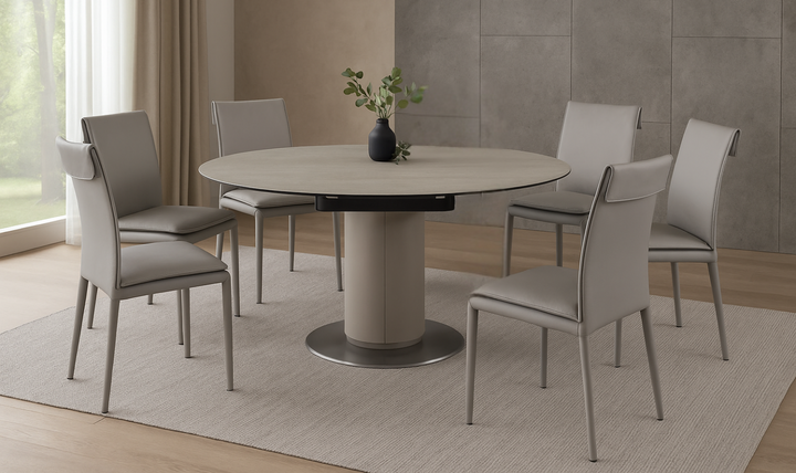 Jennifer Italia Togo Dining Set with 2 Extendable Leaf Table-jennifer furniture