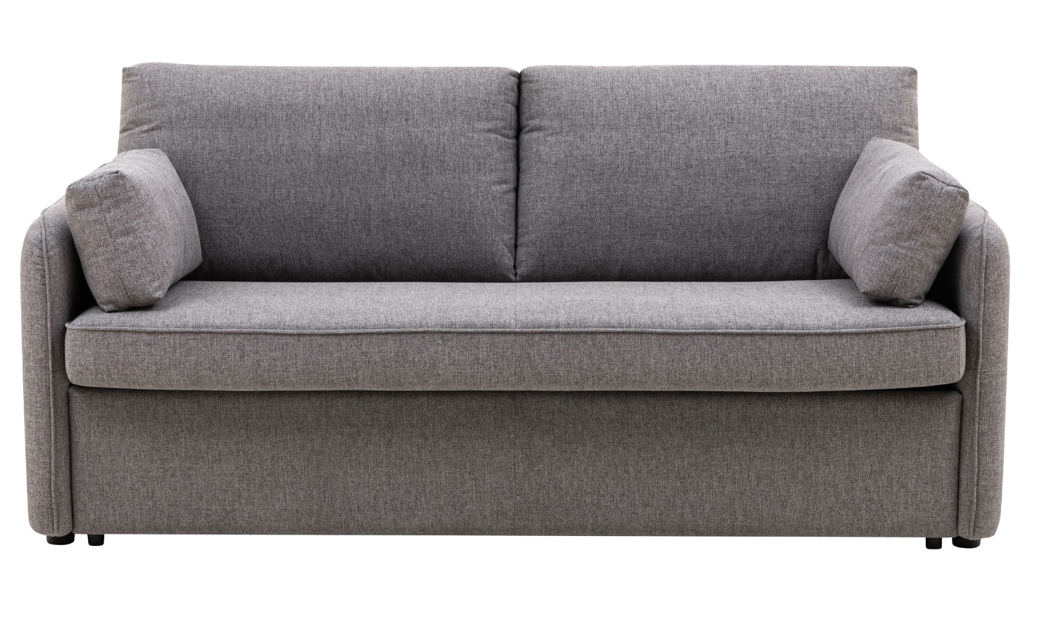 Jennifer Smart Gray Queen Sleeper Sofa With Memory Foam Mattress
