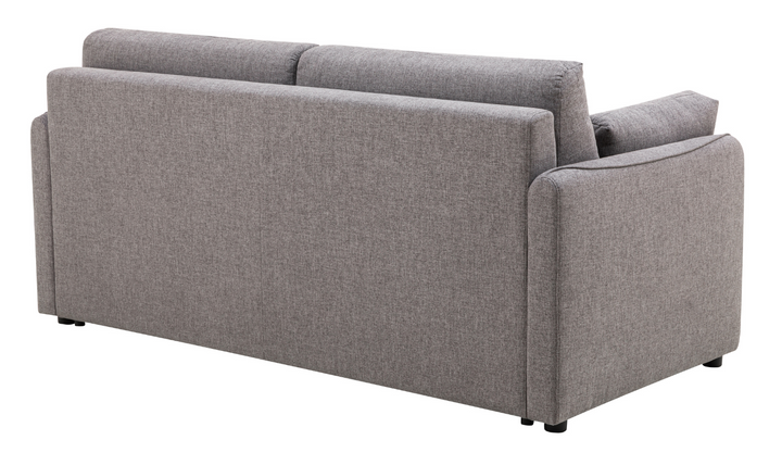 Jennifer Smart Gray Queen Sleeper Sofa With Memory Foam Mattress