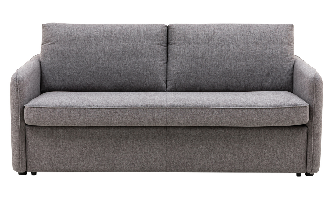 Jennifer Smart Gray Queen Sleeper Sofa With Memory Foam Mattress