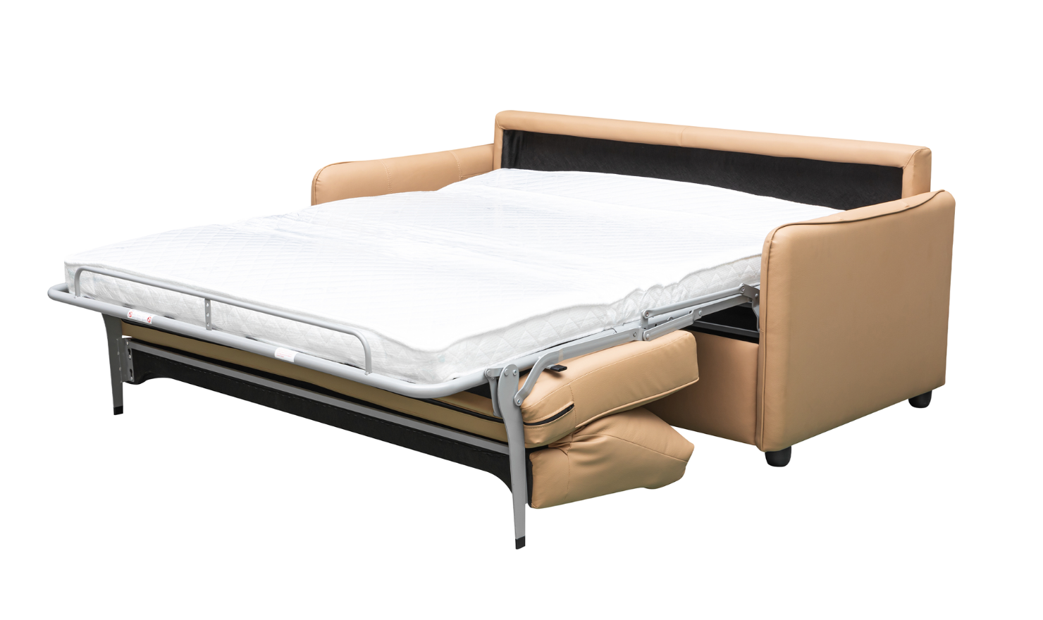 Jennifer Smart 2-Seater Leather Queen Sleeper Sofa