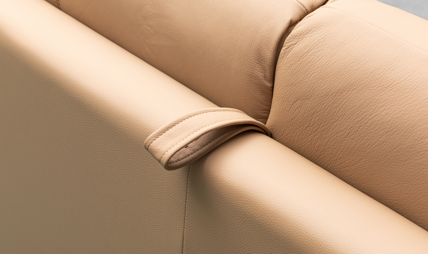 Jennifer Smart 2-Seater Leather Queen Sleeper Sofa