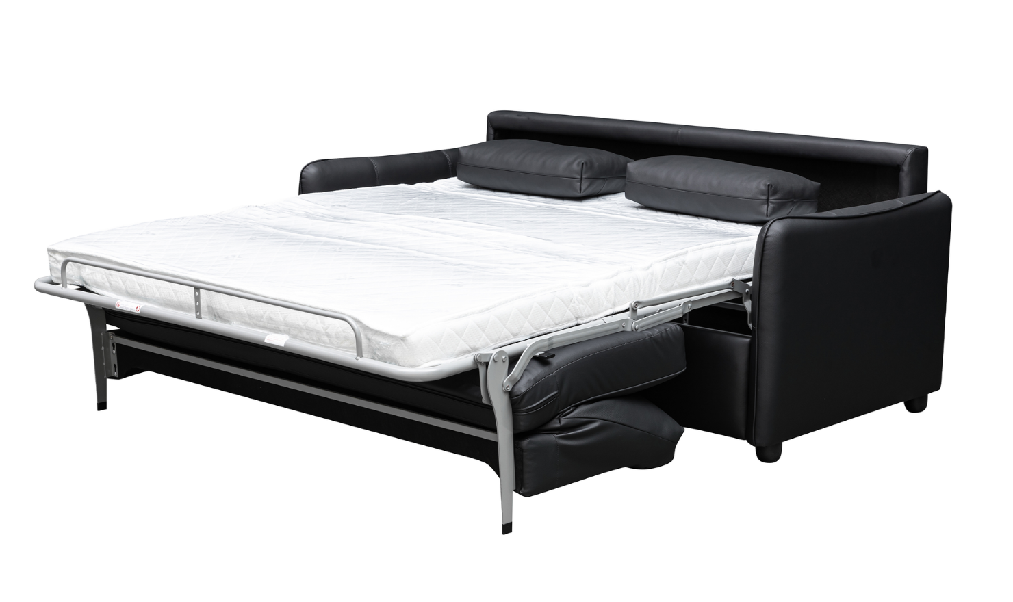 Jennifer Smart 2-Seater Leather Queen Sleeper Sofa