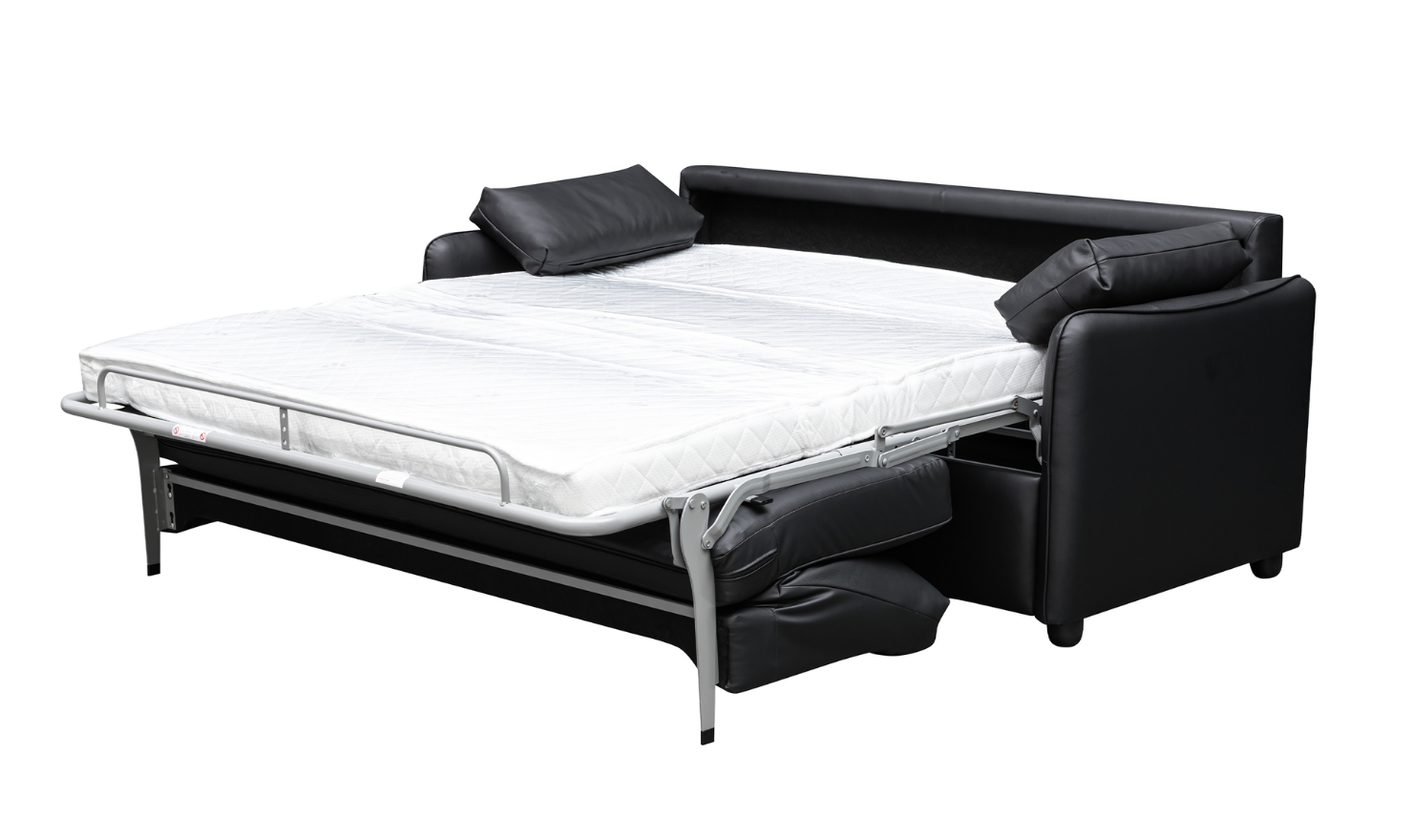 Jennifer Smart 2-Seater Leather Queen Sleeper Sofa