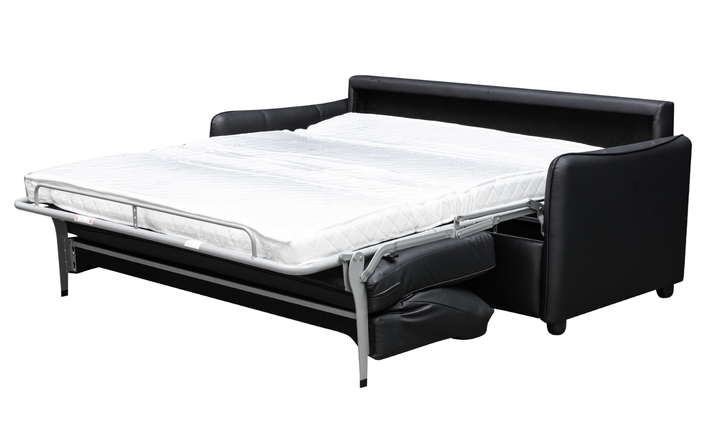 Jennifer Smart 2-Seater Leather Queen Sleeper Sofa