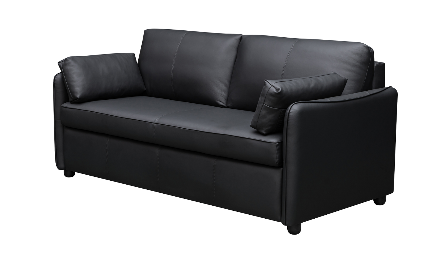 Jennifer Smart 2-Seater Leather Queen Sleeper Sofa