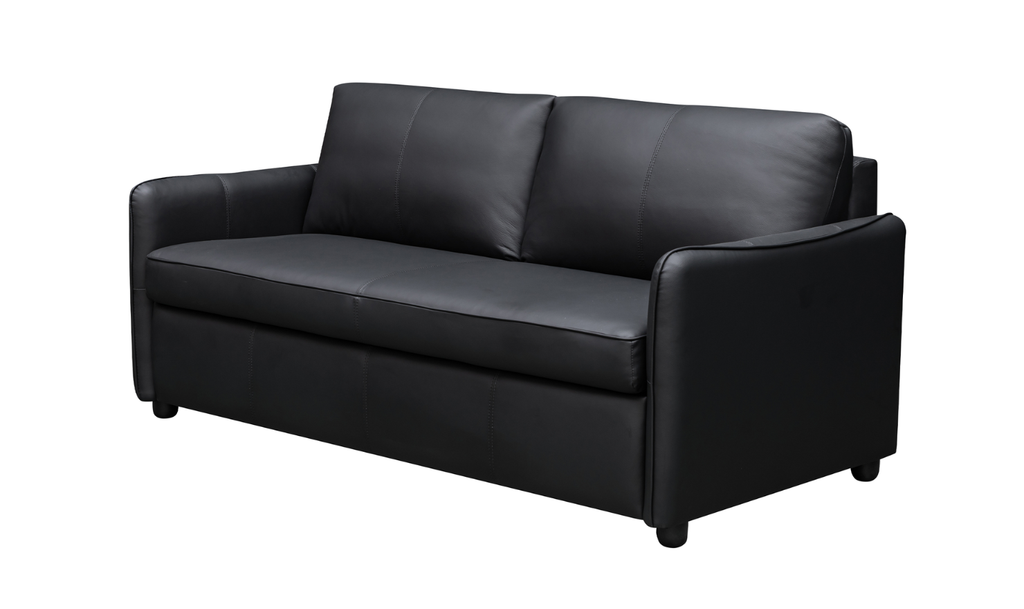 Jennifer Smart 2-Seater Leather Queen Sleeper Sofa