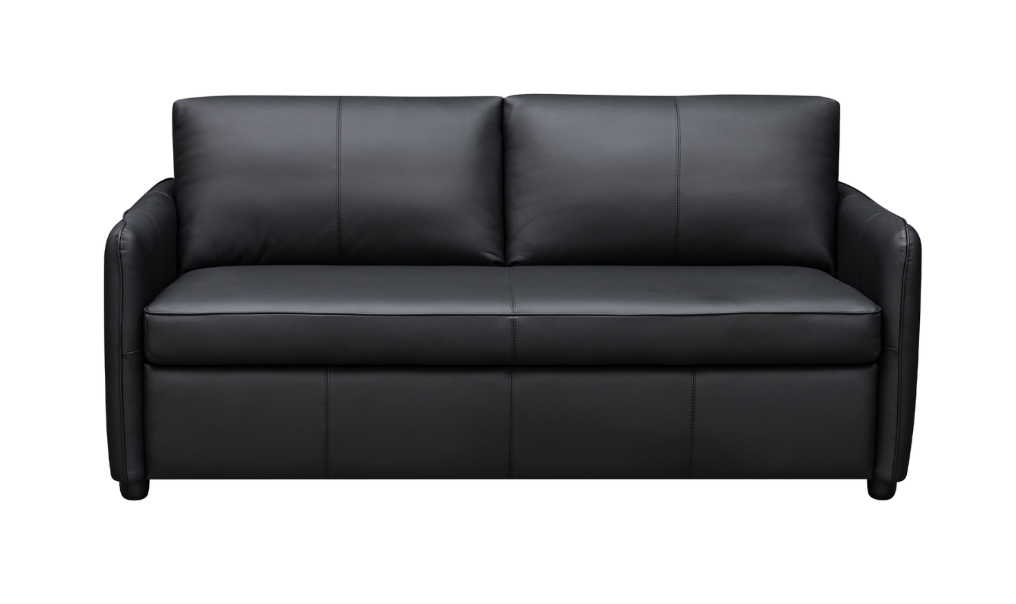Jennifer Smart 2-Seater Leather Queen Sleeper Sofa